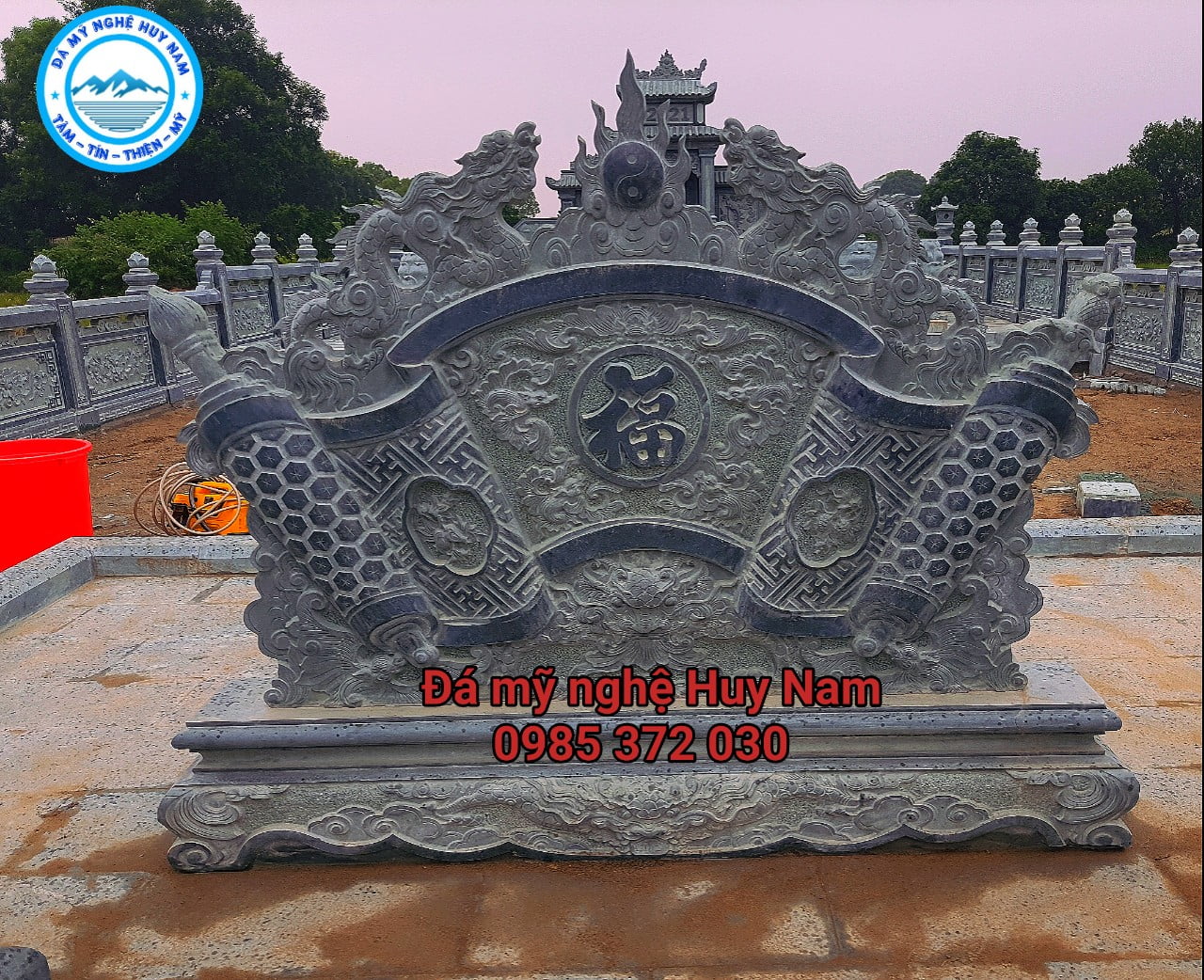 Đồ đá mỹ nghệ bằng đá - Đá Mỹ nghệ Huy Nam 2022 34 Cuon thu da da my nghe Huy Nam 3