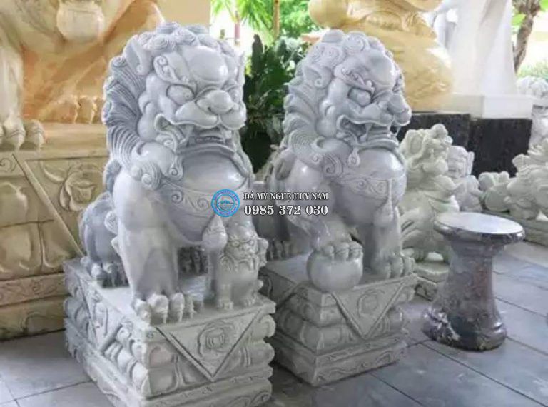 Đồ đá mỹ nghệ bằng đá - Đá Mỹ nghệ Huy Nam 2022 120 Su tu 2