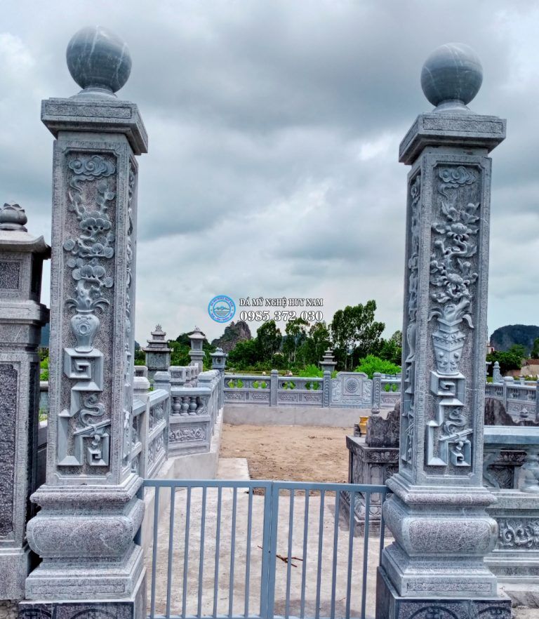 Đồ đá mỹ nghệ bằng đá - Đá Mỹ nghệ Huy Nam 2022 16 cot da da my nghe huy nam 2