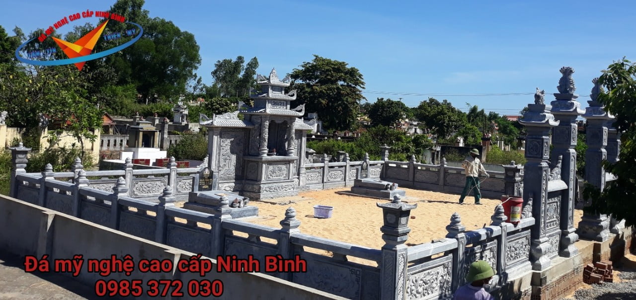 Đồ đá mỹ nghệ bằng đá - Đá Mỹ nghệ Huy Nam 2022 9 khu lang mo da da my nghe Huy Nam 17