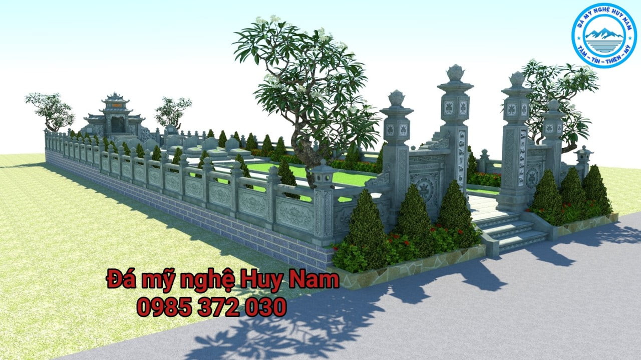 Đồ đá mỹ nghệ bằng đá - Đá Mỹ nghệ Huy Nam 2022 11 khu lang mo da da my nghe Huy Nam 20