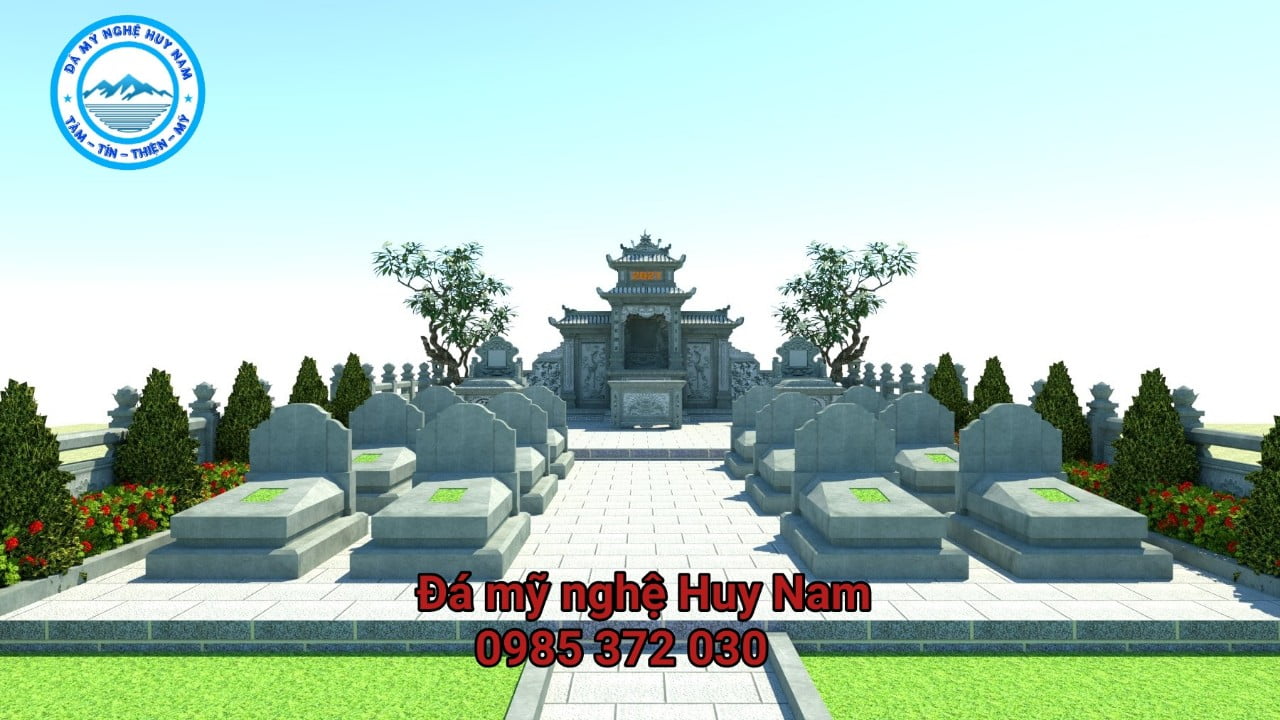 Đồ đá mỹ nghệ bằng đá - Đá Mỹ nghệ Huy Nam 2022 13 khu lang mo da da my nghe Huy Nam 23