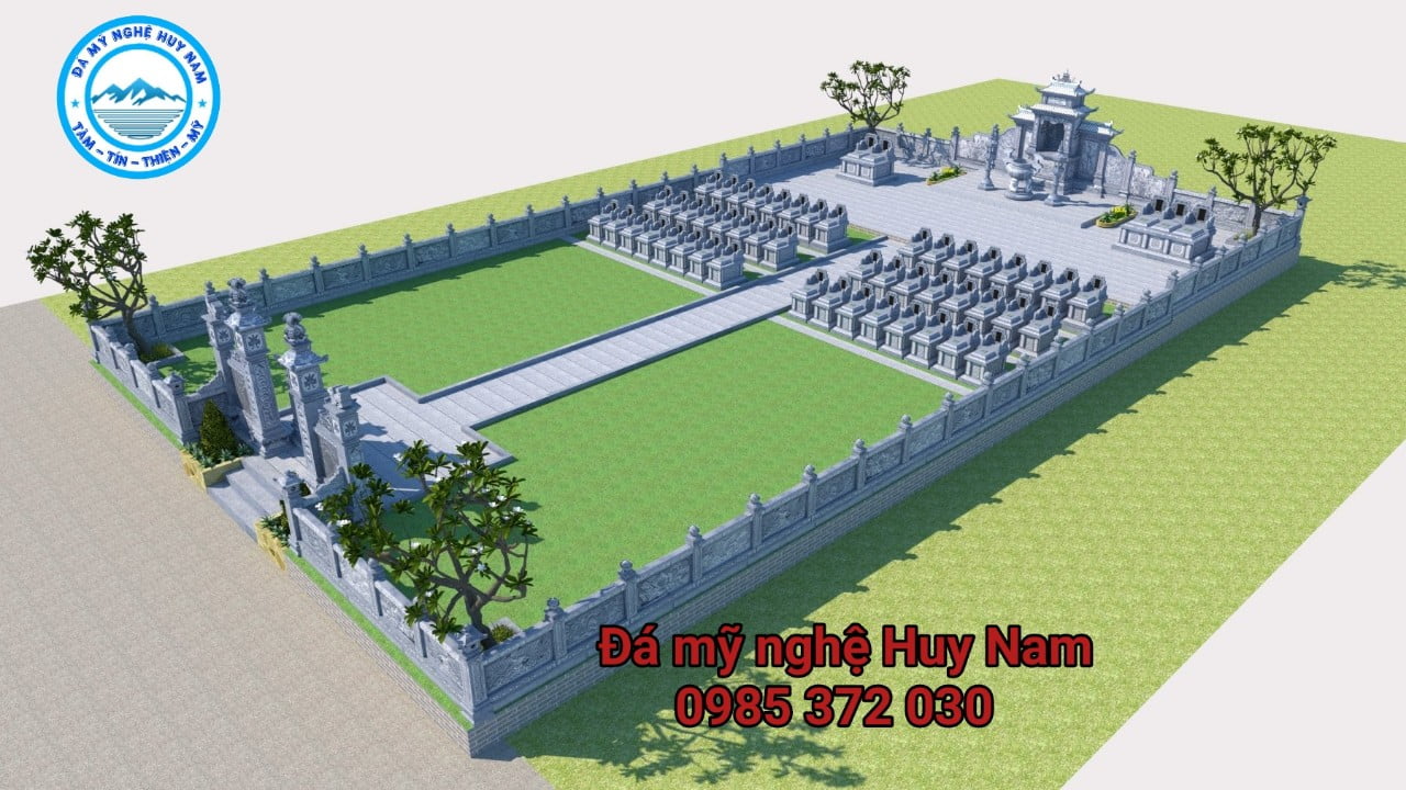 Đồ đá mỹ nghệ bằng đá - Đá Mỹ nghệ Huy Nam 2022 14 khu lang mo da da my nghe Huy Nam 24