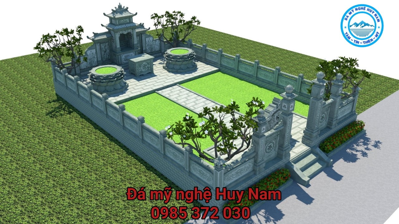 Đồ đá mỹ nghệ bằng đá - Đá Mỹ nghệ Huy Nam 2022 15 khu lang mo da da my nghe Huy Nam 26