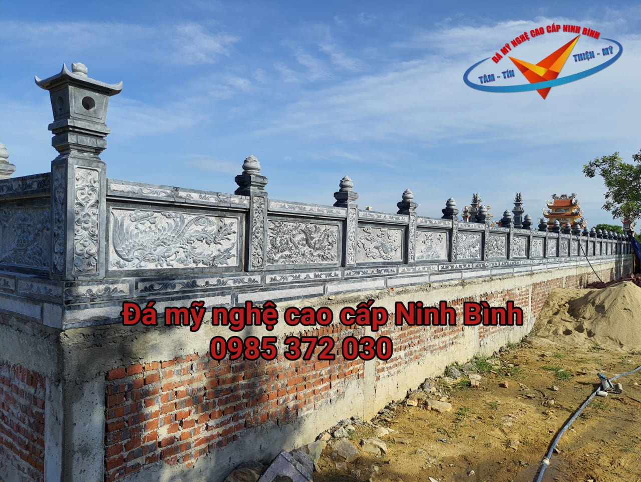 Đồ đá mỹ nghệ bằng đá - Đá Mỹ nghệ Huy Nam 2022 101 lan can da da my nghe Huy Nam 13