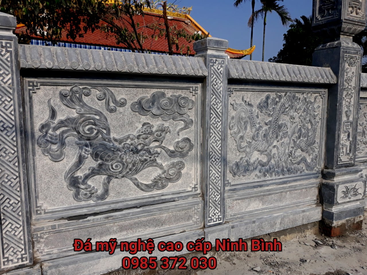 Đồ đá mỹ nghệ bằng đá - Đá Mỹ nghệ Huy Nam 2022 102 lan can da da my nghe Huy Nam 15