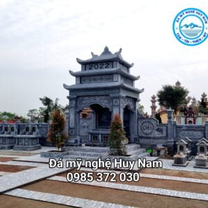 Khu Lăng mộ đá họ Nguyễn Đình 12 chi tại nghĩa trang xã Diễn Tháp – Diễn Châu – Nghệ An 2022 9 lang mo da co cap Ninh Binh 2