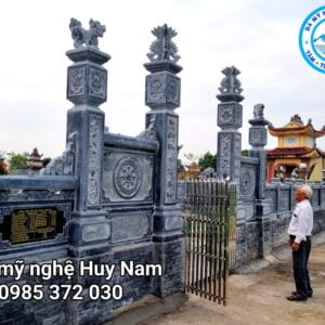 Khu Lăng mộ đá họ Nguyễn Đình 12 chi tại nghĩa trang xã Diễn Tháp – Diễn Châu – Nghệ An 2022 10 lang mo da co cap Ninh Binh 3