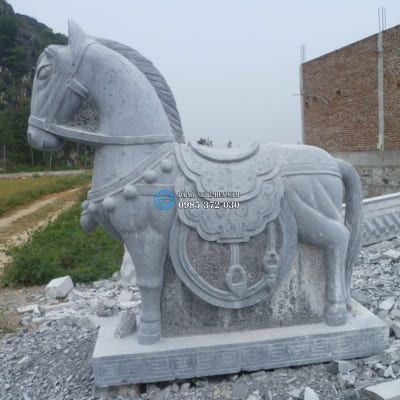 Đồ đá mỹ nghệ bằng đá - Đá Mỹ nghệ Huy Nam 2022 117 ngua da 11 400x400 1