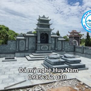 Lăng thờ cánh 3 mái của gia đình chú Chinh tại xã Diễn Phong-Diễn Châu-Nghệ An 5 khu lang mo chu Chinh Nghe an 14 1