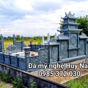 Lăng thờ cánh 3 mái của gia đình chú Chinh tại xã Diễn Phong-Diễn Châu-Nghệ An 10 khu lang mo chu Chinh Nghe an 22 1