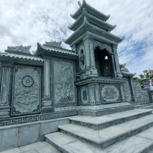 Lăng thờ cánh 3 mái của gia đình chú Chinh tại xã Diễn Phong-Diễn Châu-Nghệ An 13 khu lang mo chu Chinh Nghe an 28 1