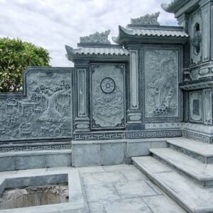 Lăng thờ cánh 3 mái của gia đình chú Chinh tại xã Diễn Phong-Diễn Châu-Nghệ An 15 khu lang mo chu Chinh Nghe an 30 1