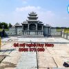 Lăng thờ cánh đá 3 mái khu lăng mộ họ Nguyễn Xuân tại Nam Trực- Nam Định