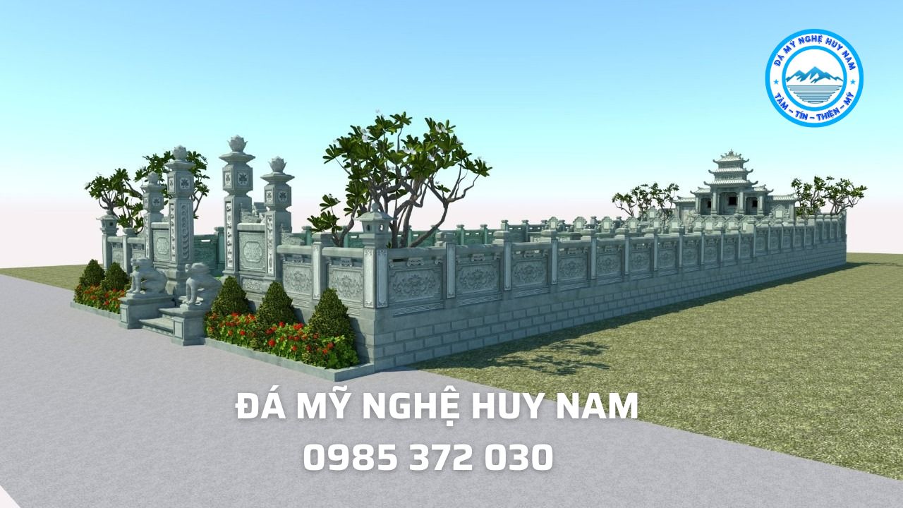 Hoàn thành lắp đặt khu lăng mộ đá cho họ Nguyễn Xuân tại Nam Trực - Nam Định tháng 11/2022