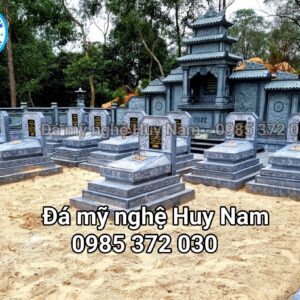 Mộ đá tại chi họ Phan Duy tại Thạch Khê-Thạch Hà-Hà Tĩnh 9 lang mo da xanh reu tai ha tinh 18