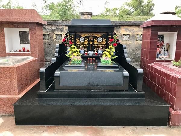 Những mẫu mộ ốp đá Granite đẹp 2023