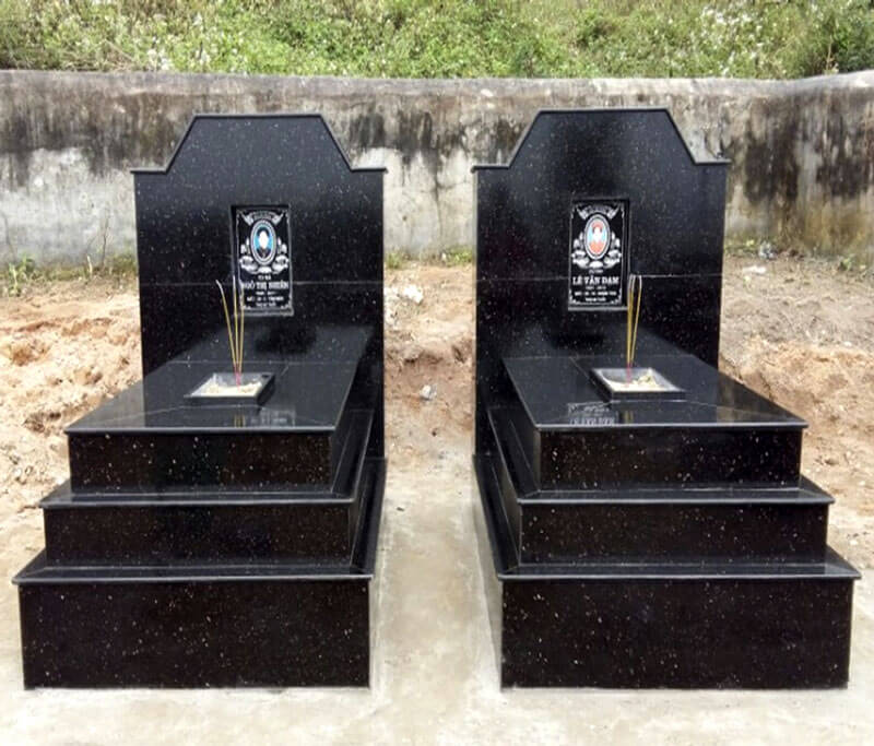 Những mẫu mộ ốp đá Granite đẹp 2023