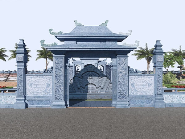 Các mẫu cổng đá khu lăng mộ đẹp nhất 2023