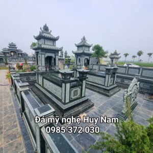 Mẫu Mộ đá đơn hai mái 5 khu lang mo da tai nong cong thanh hoa 4