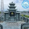 Lăng thờ chung 3 mái bằng đá xanh rêu