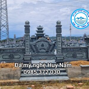 Mẫu Cuốn thư đá bằng đá xanh rêu Mẫu Cuốn thư đá bằng đá xanh rêu