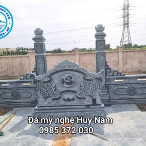 Mẫu Cuốn thư đá bằng đá xanh rêu 4 khu lang mo da tai nghe an 6 1