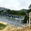 Toàn cảnh khuôn viên khu lăng mộ đá đẹp nhìn từ ngoài