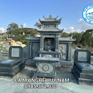 Khuôn viên khu lăng mộ đá đẹp kích thước 10,12×15,4m tại Đức Thọ – Hà Tĩnh 23 AddText 12 15 02.53.42