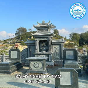 Khuôn viên khu lăng mộ đá đẹp kích thước 10,12×15,4m tại Đức Thọ – Hà Tĩnh 24 AddText 12 15 03.07.21