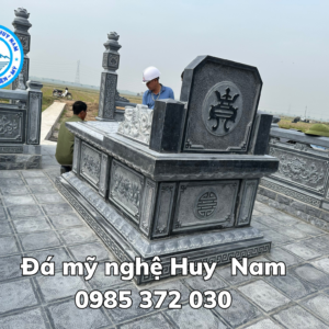 Mẫu mộ đá xanh bền đẹp 2024 3 2