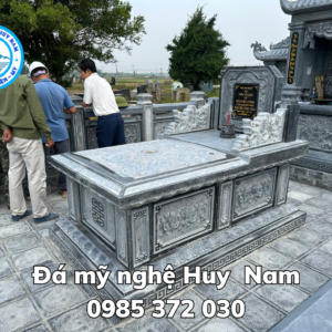 Mẫu mộ đá xanh bền đẹp 2024 2 3