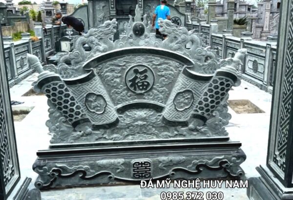 Cuốn thư đá xanh rêu đẹp