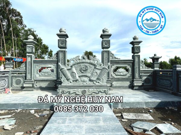 Cuốn thư đá xanh rêu đẹp
