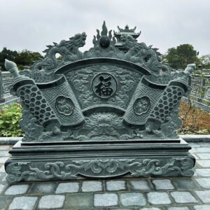 Cuốn thư đá xanh rêu đẹp