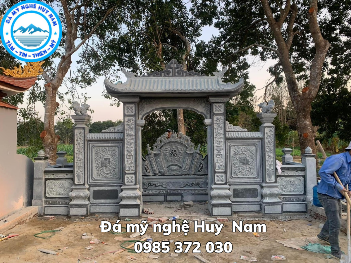 Cổng đá tam quan đẹp 2024