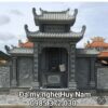 Lăng thờ đá 2 cánh 2 mái chùa
