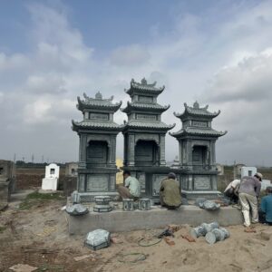 Lăng thờ đá 2 mái chùa đẹp Lăng thờ đá 2 mái chùa đẹp