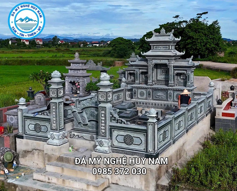Công trình lăng mộ đá xanh rêu tại Hưng Nguyên, Nghệ An 1 Dự án lăng mộ đá Hưng Nguyên, Nghệ An 2