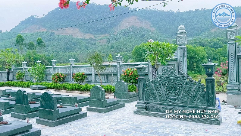 Thi công khu lăng mộ đá tại Hạ Hoà, Phú Thọ 4