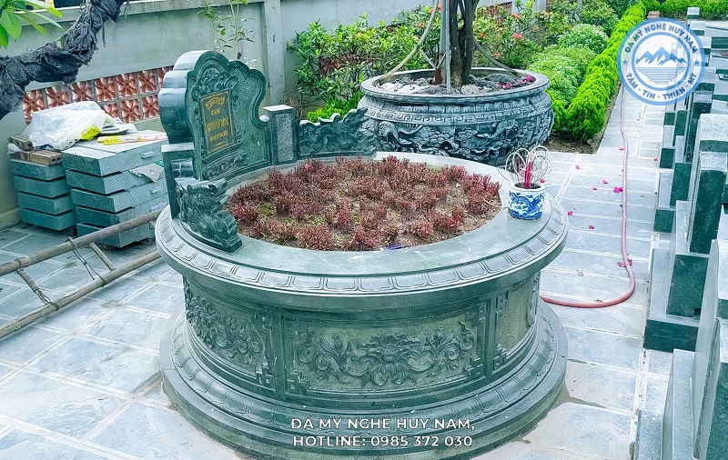 Thi công khu lăng mộ đá tại Hạ Hoà, Phú Thọ 6