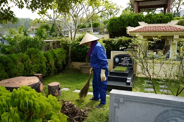 Ý nghĩa văn hóa và tâm linh khi vệ sinh lăng mộ đá
