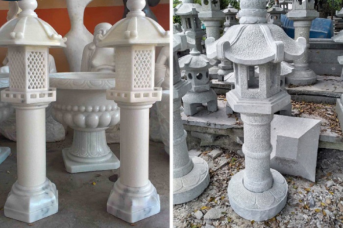 Cấu tạo của đèn đá