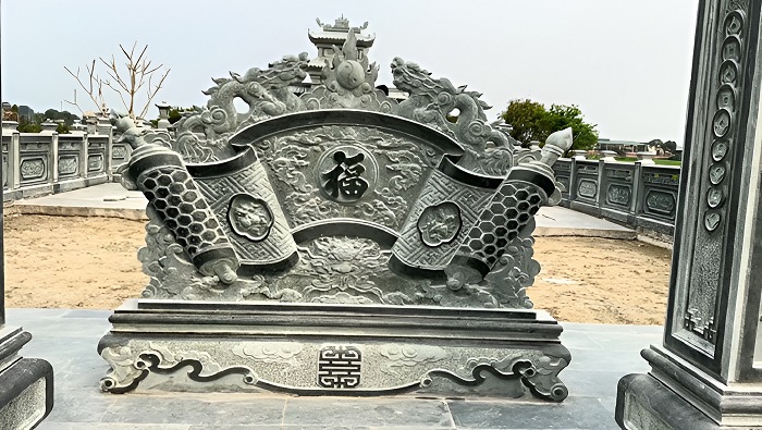 Ý nghĩa phong thủy của cuốn thư đá